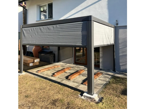 Pergola Mirador Solid 80 3x4 z roletą 3 i 4 m